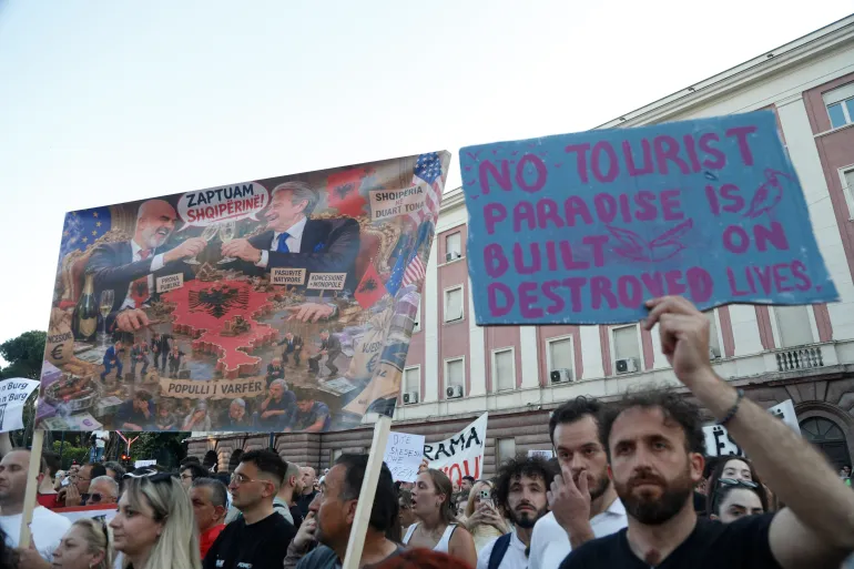 Thousands Protest in Albania Over Resort Project Linked to Jared Kushner
